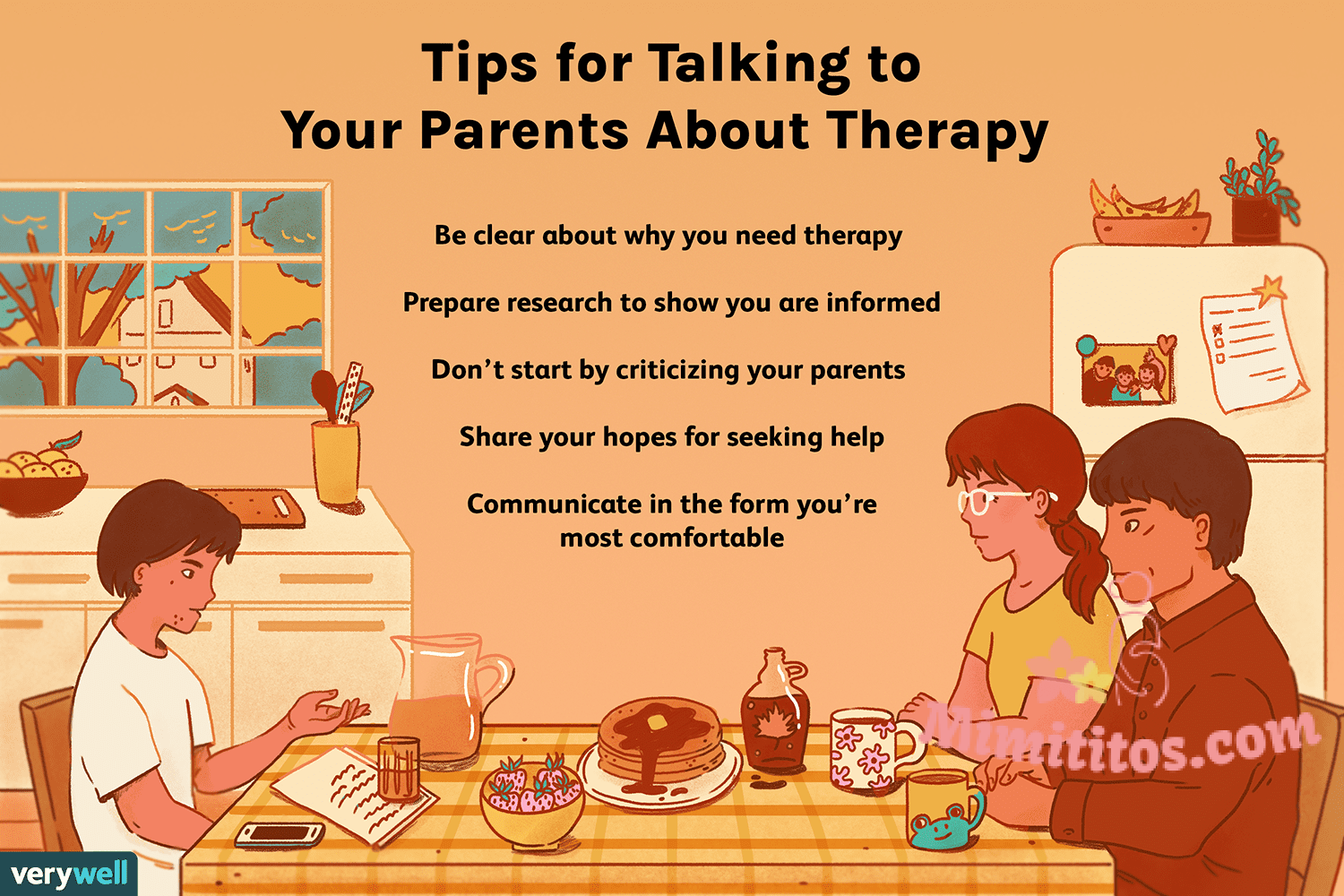 Cómo decirles a tus padres que necesitas terapia