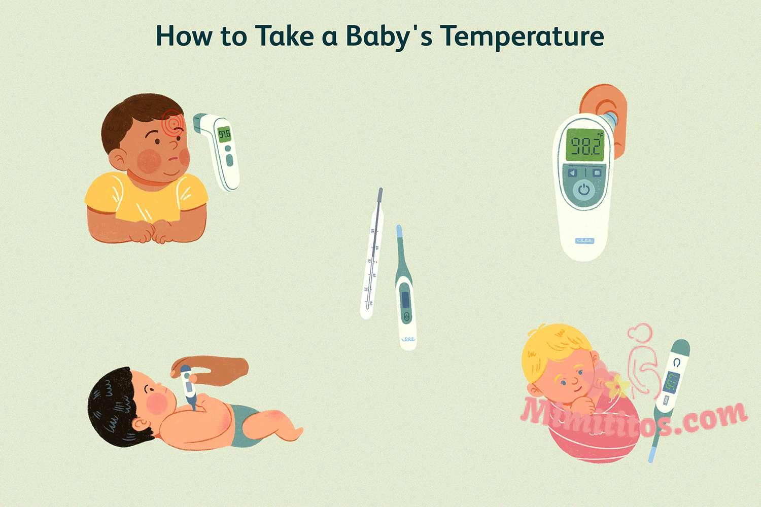 Cómo tomar la temperatura de un bebé